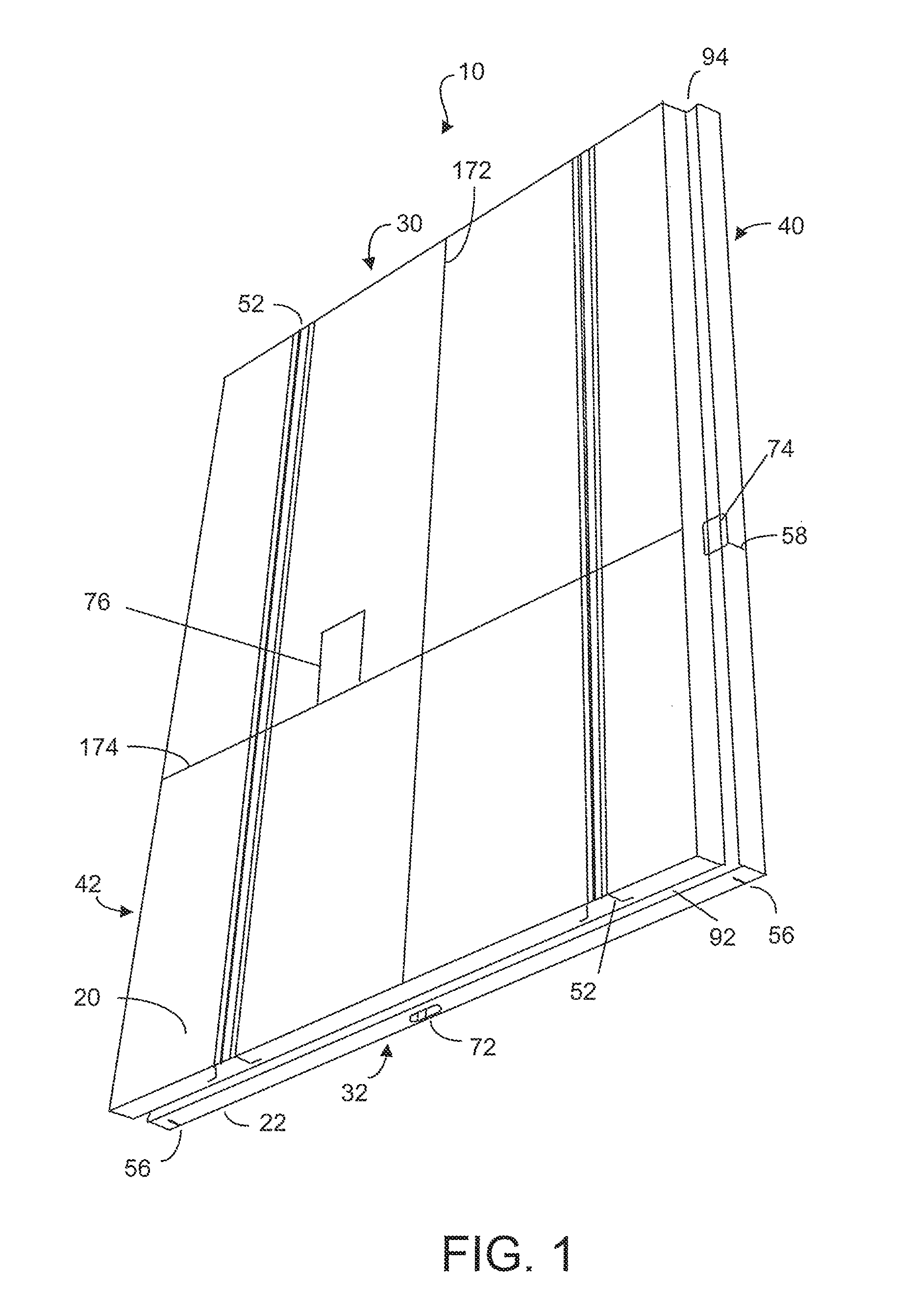 Insulating wall panel with electrical wire chase system