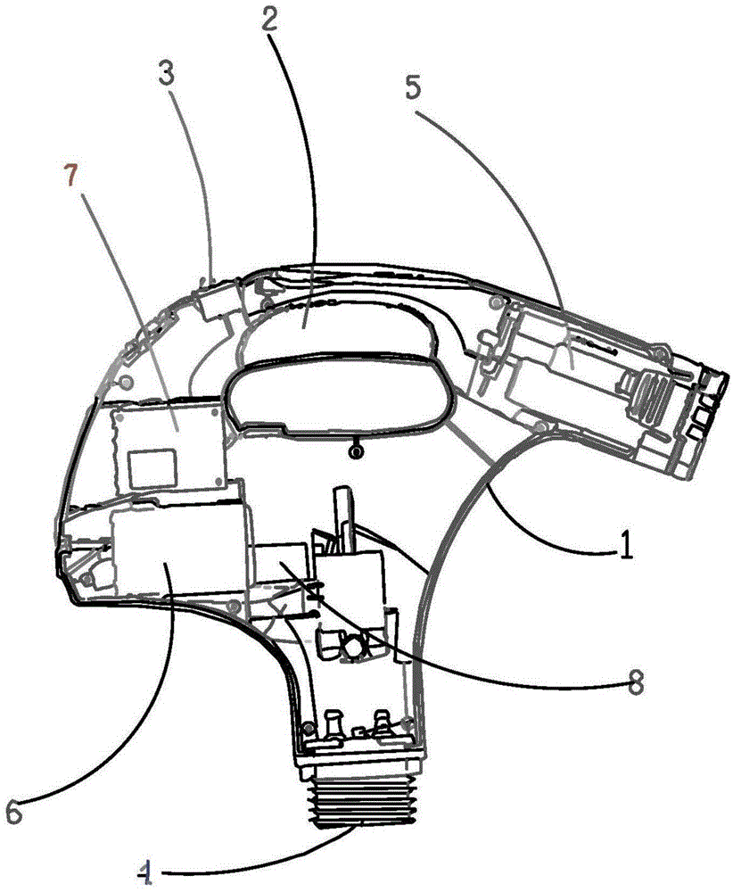 Electric sprayer nozzle