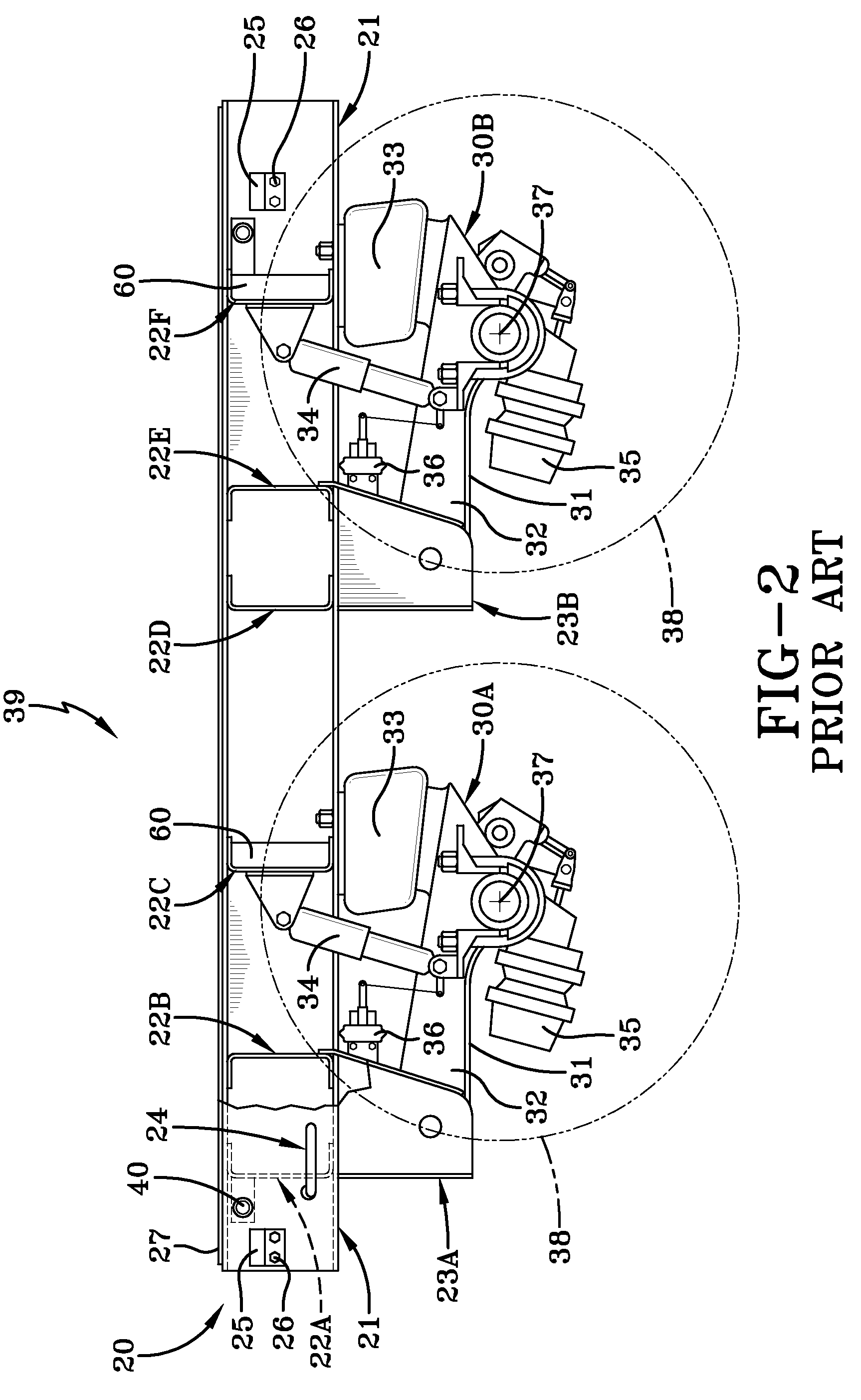 Frame for heavy-duty vehicles