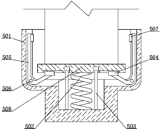 Roller machining device with limiting mechanism