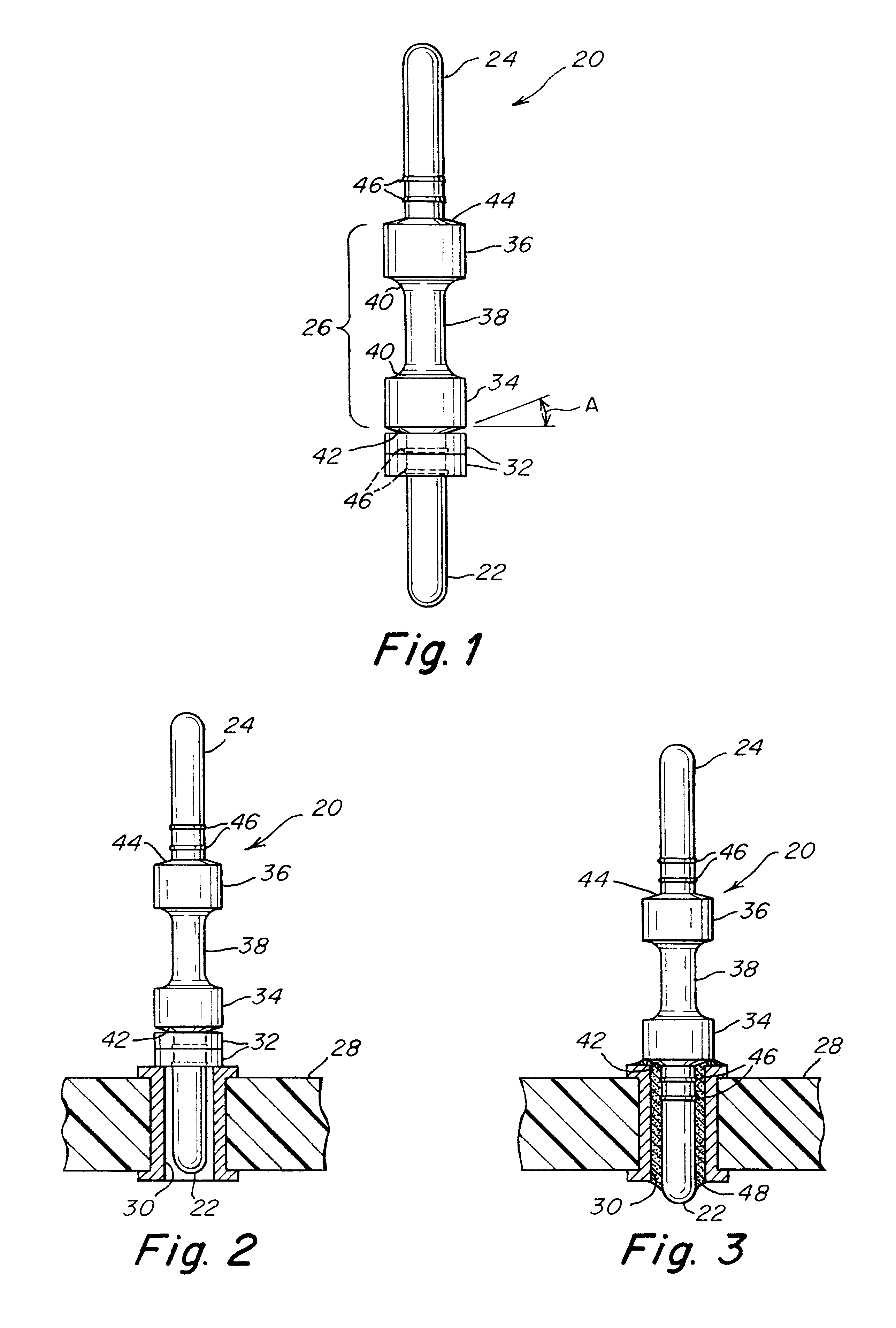 Electrical contact for a printed circuit board