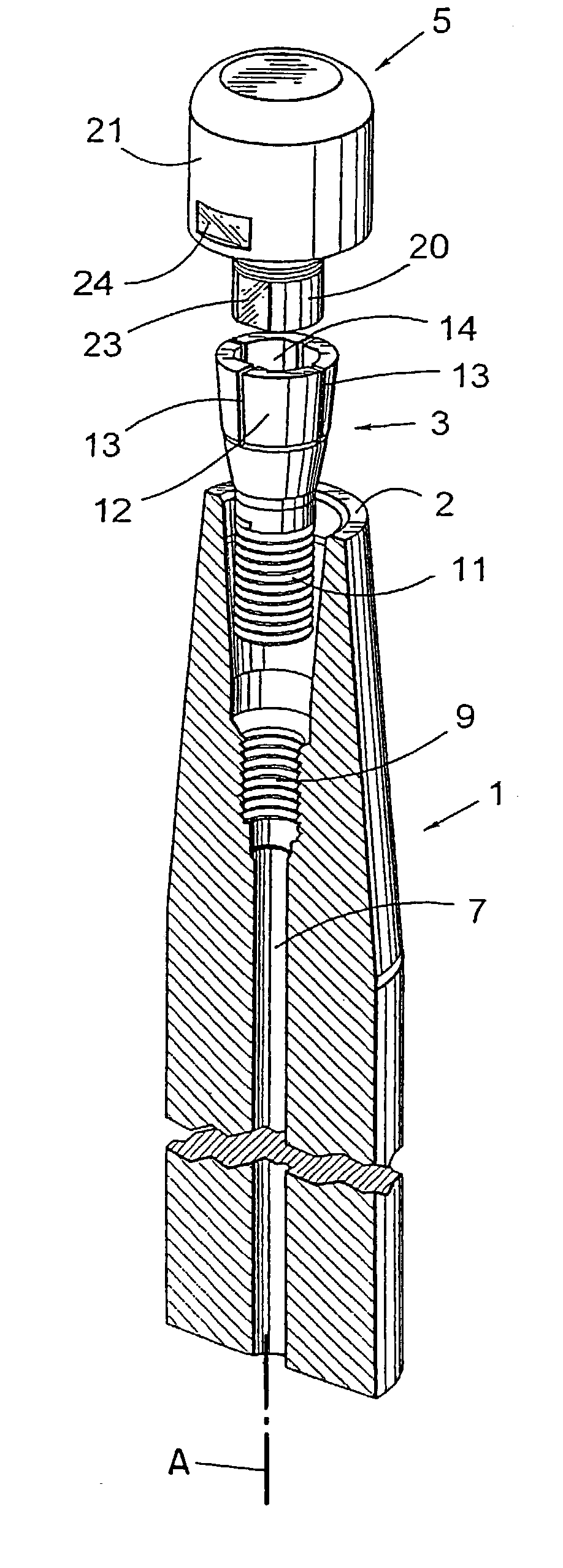 Rotary tool and cutting part comprised in the tool