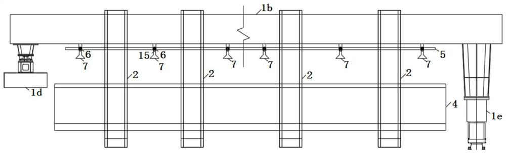 Movable formwork cast-in-place beam maintenance method and maintenance system