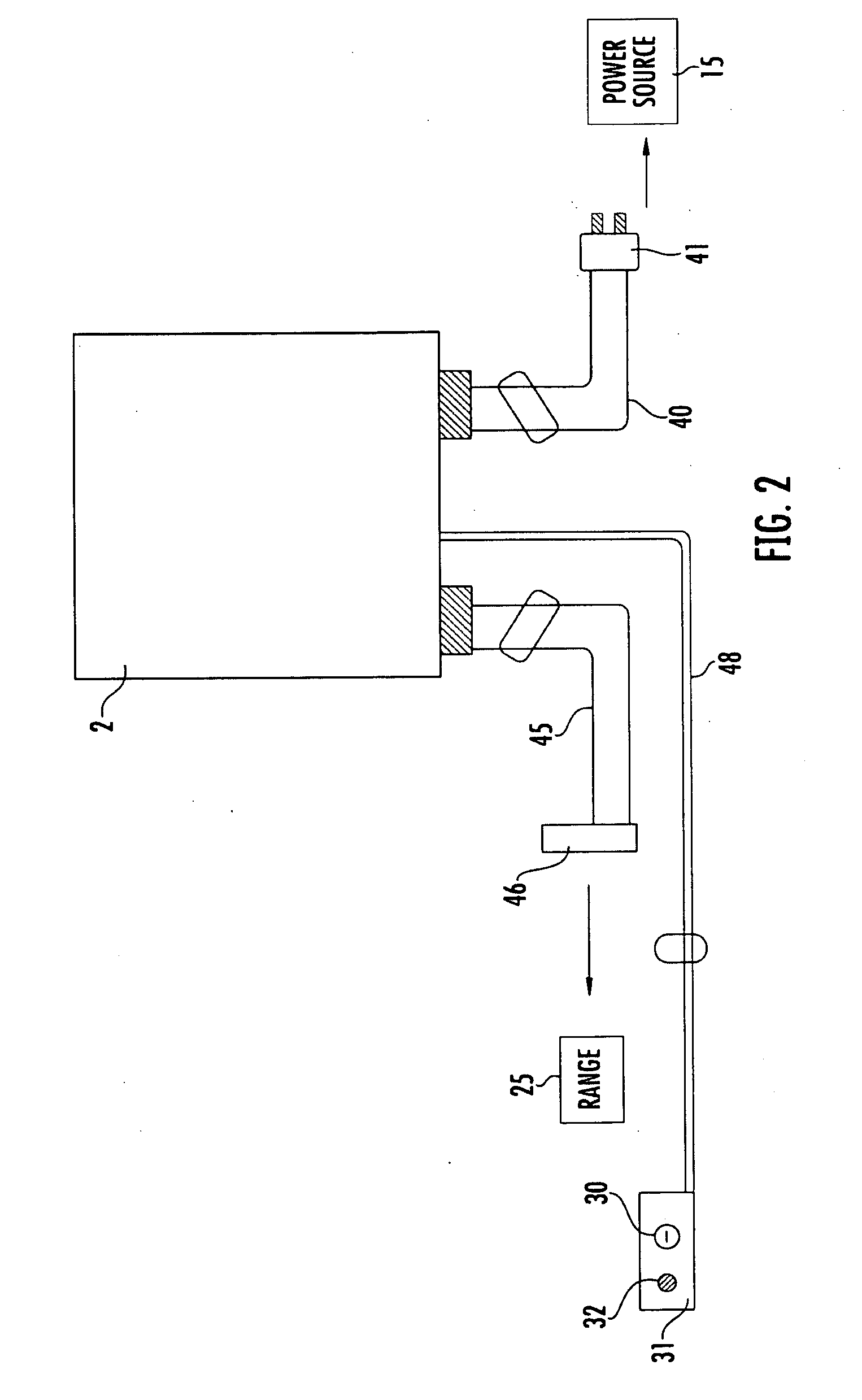 Electric range safety shut-off