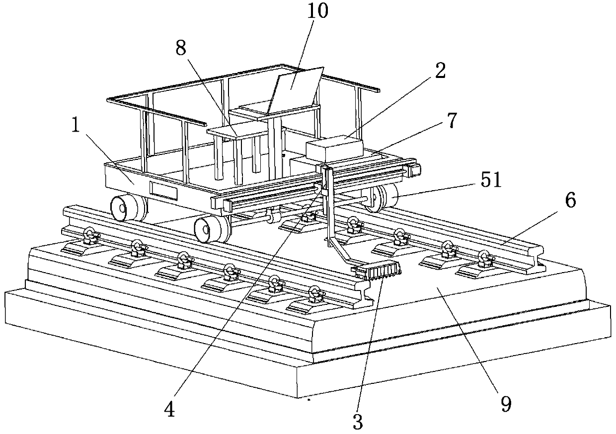 Imaging method and device for track board internal defect detection