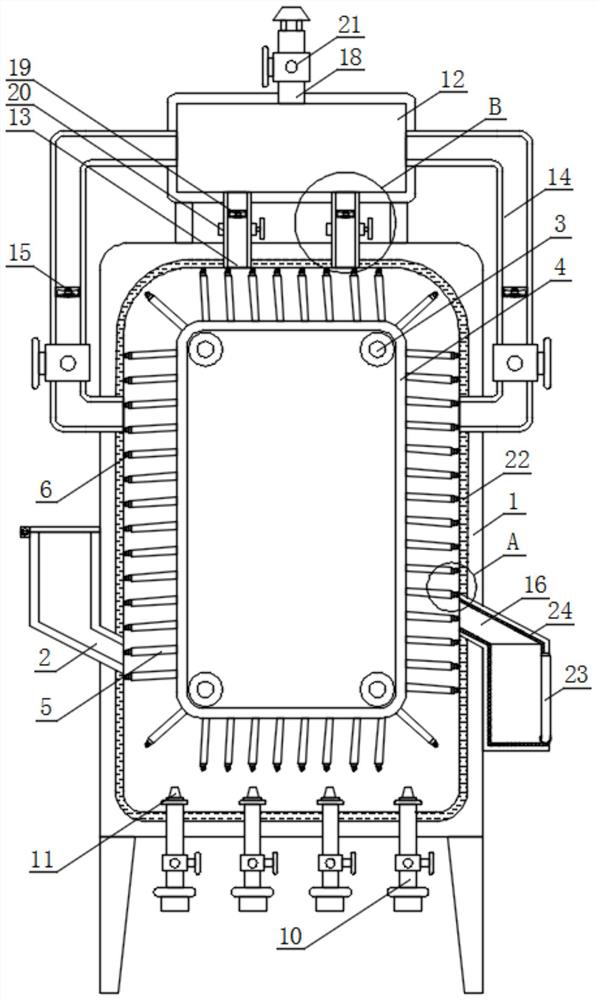 Heating furnace for aluminum rod production