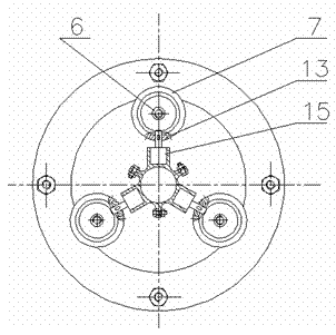 Meshing-area-adjusting type synchronous magnetic torque converter and speed regulation method thereof