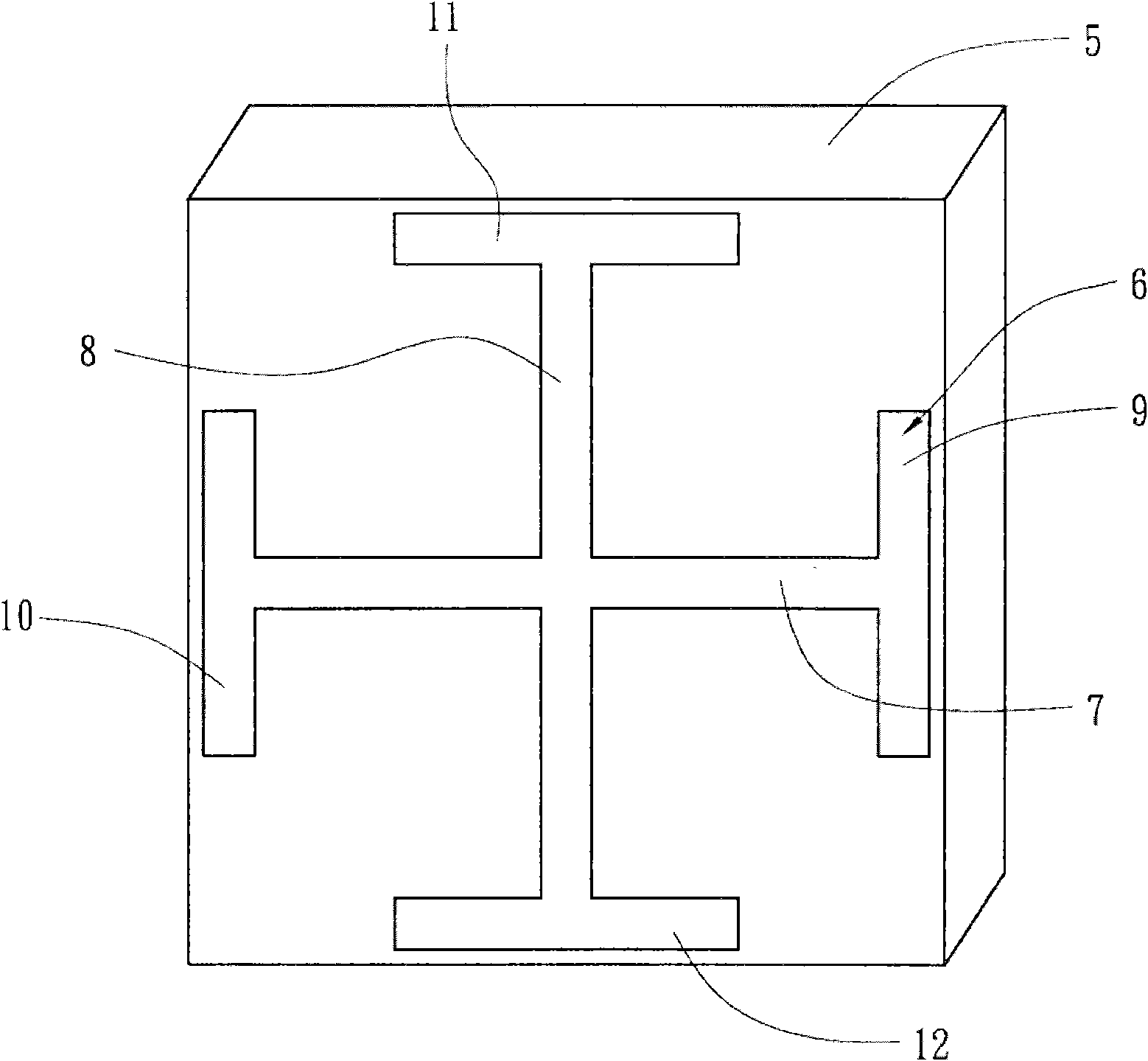 Dual-polarized antenna structure, antenna housing and designing method thereof