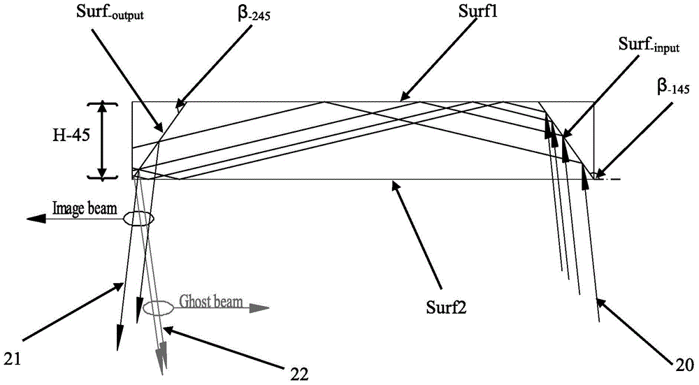 Diopter-adjustable curved surface waveguide near-to-eye optical display device