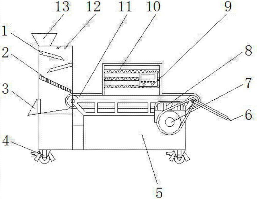 Edible mushroom cleaning and dehydrating device