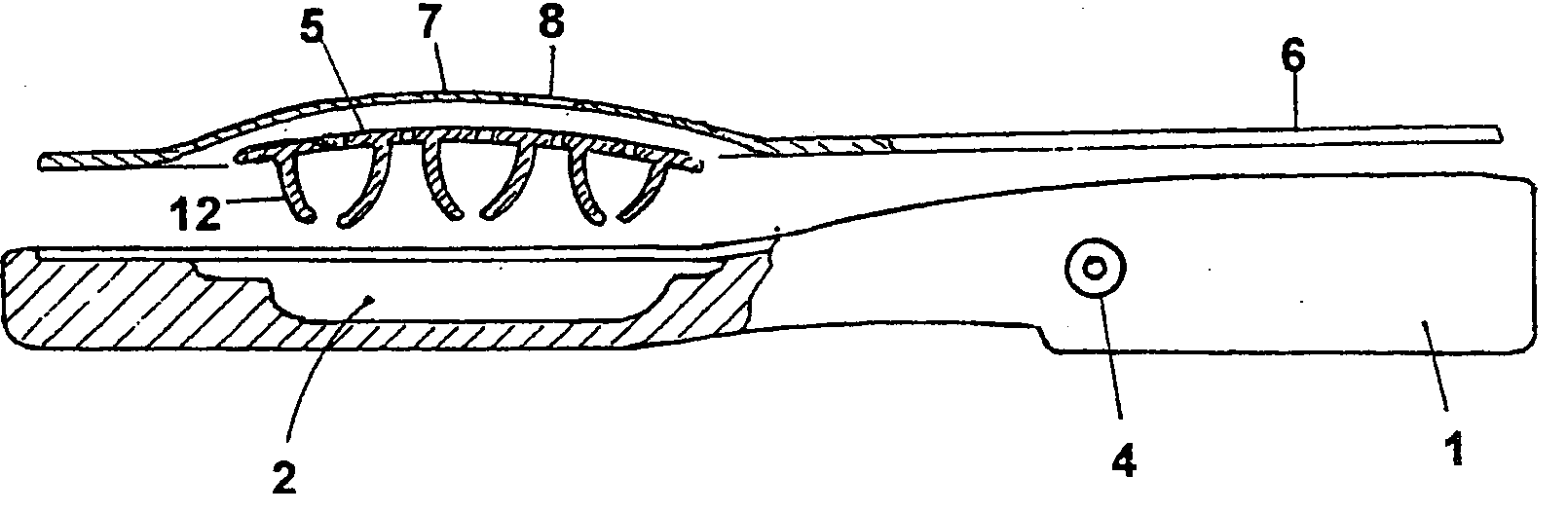 Sole and means for airing shoes