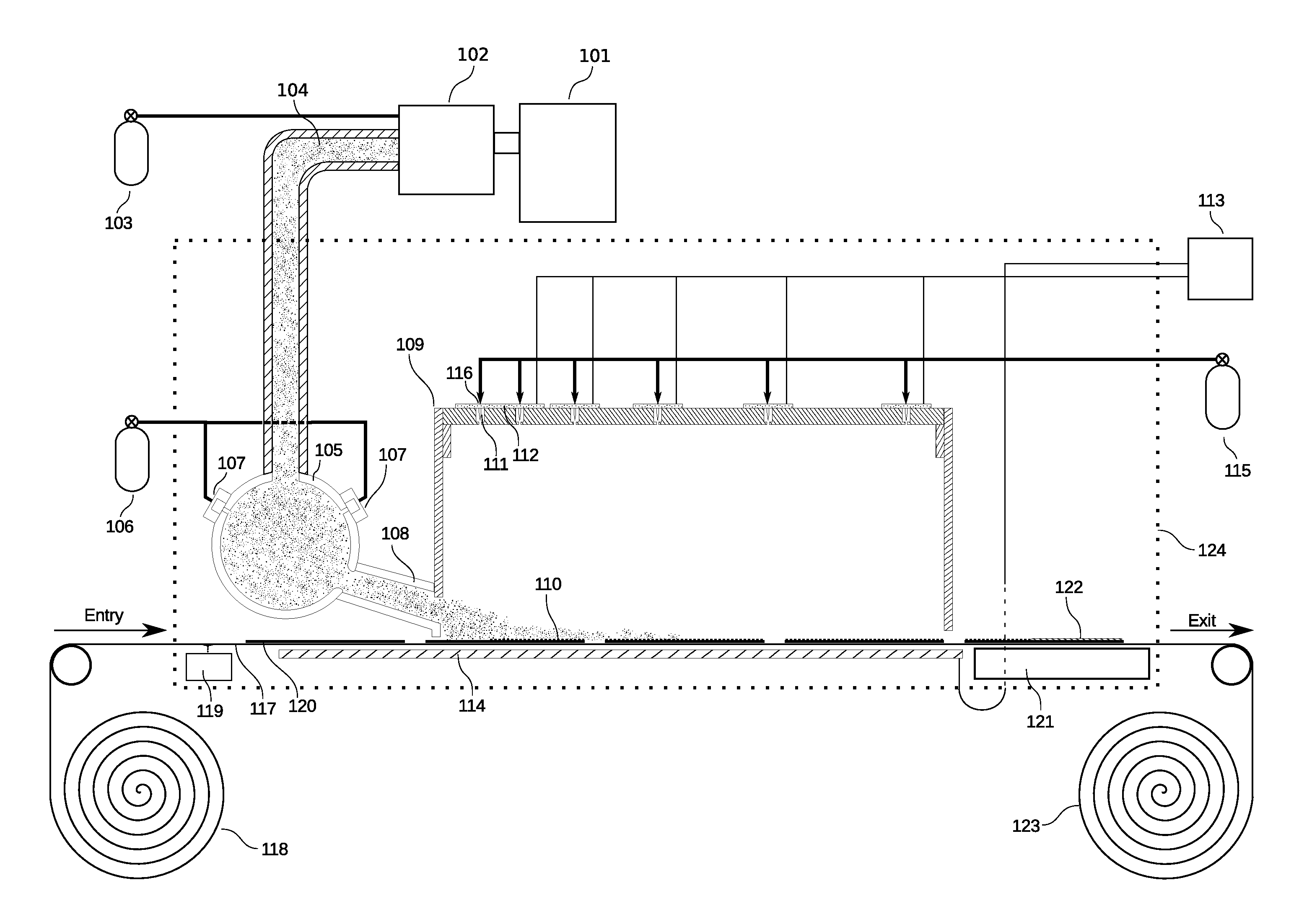 Apparatus and Process for Depositing a Thin Layer of Resist on a Substrate