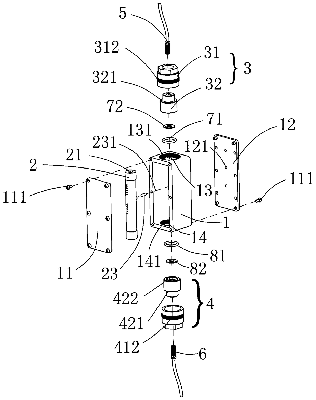 Process and device for jointly digesting total phosphorus and total nitrogen