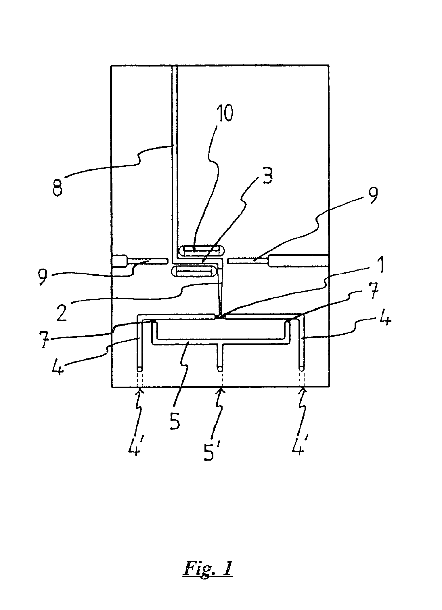 Stopped-flow chip