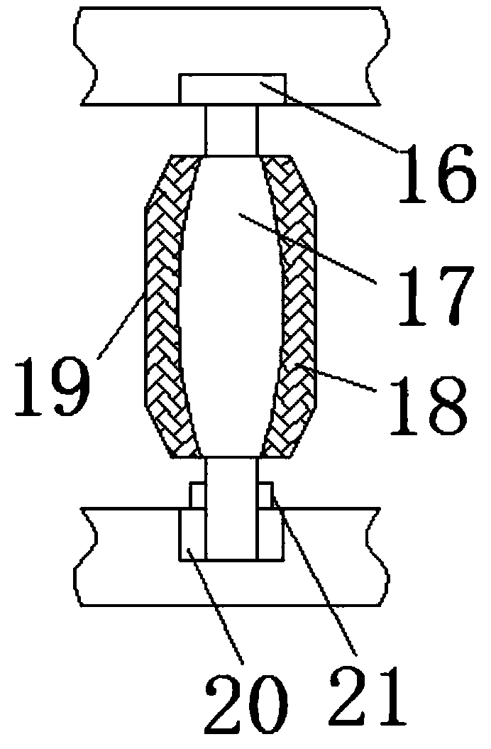 Road protective fence for municipal engineering