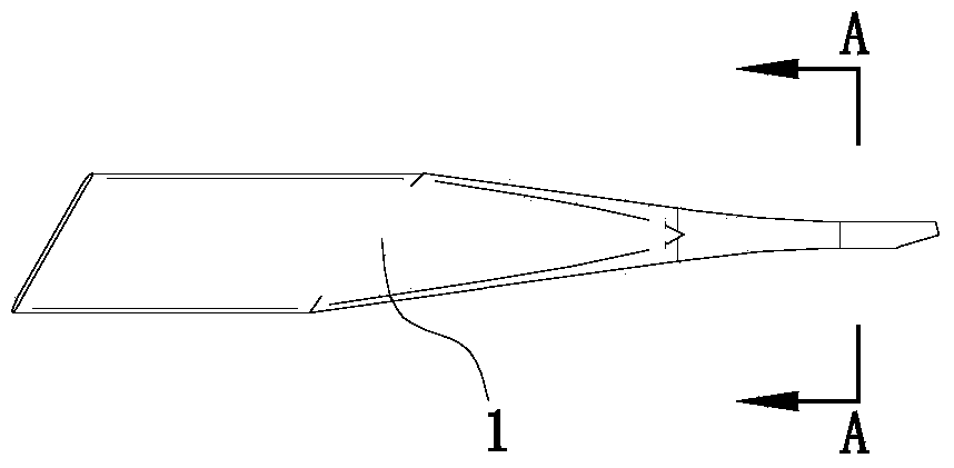 Precision casting method for multi-cavity structural part