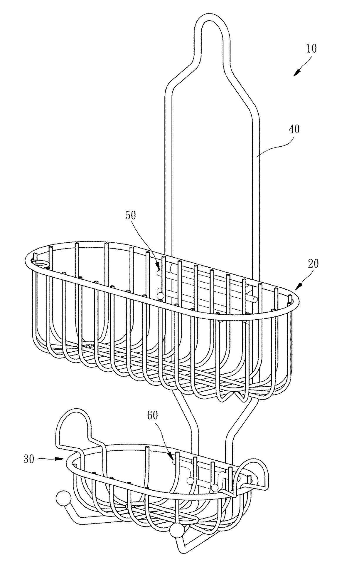 Storage combination basket assembly