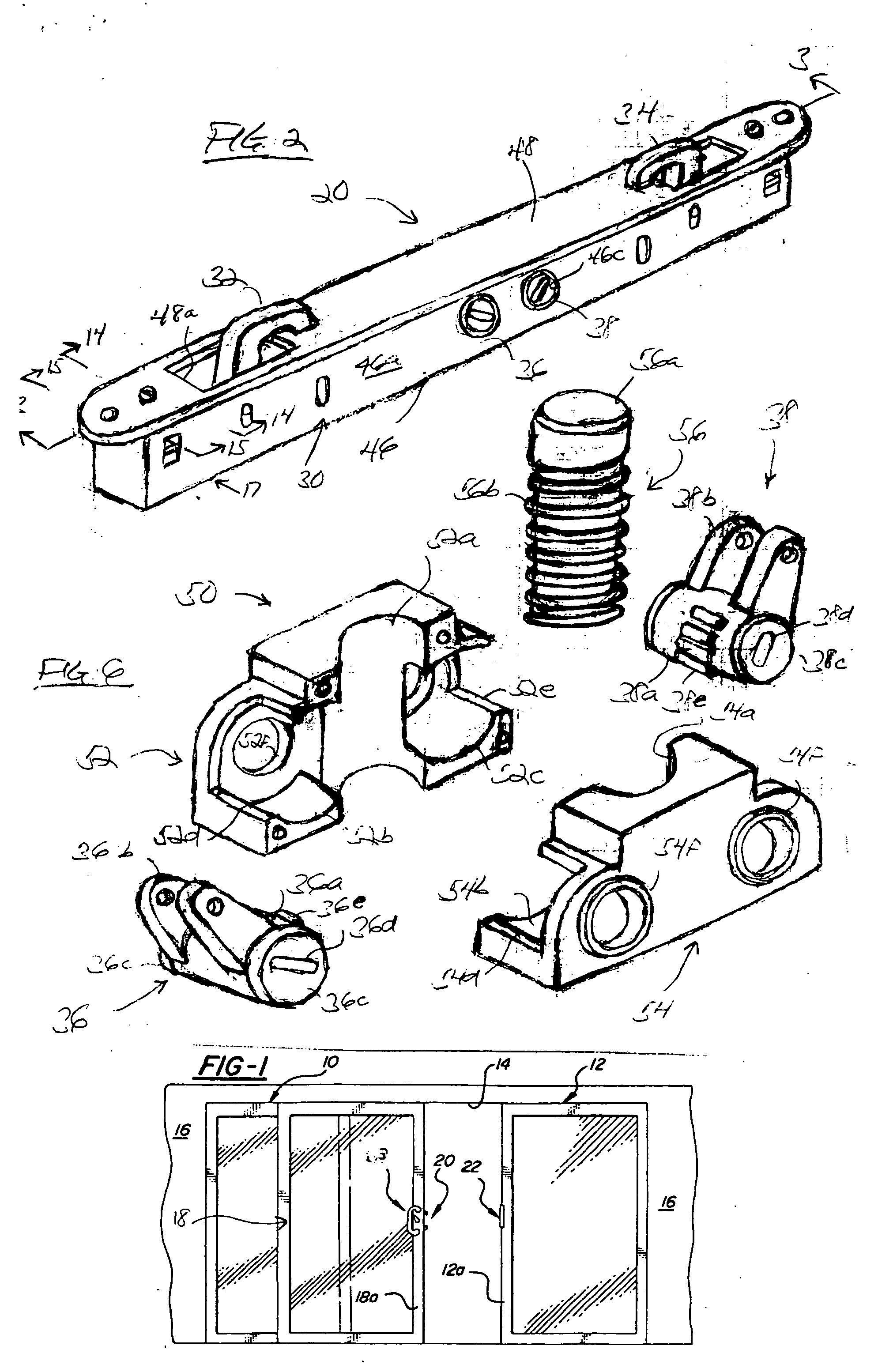 Multi-point sliding door