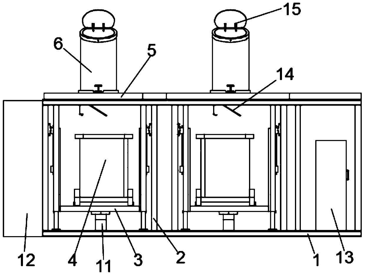 Ground embedded type solid waste collection system