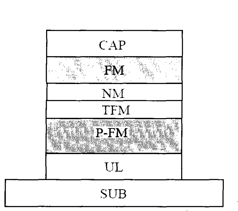 Perpendicular magnetic anisotropic multi-layered film