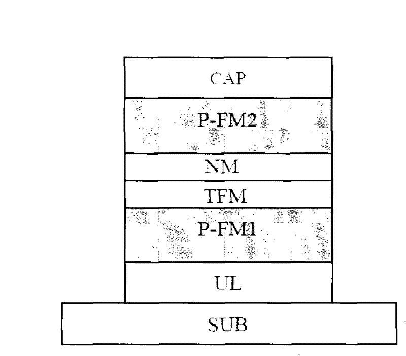 Perpendicular magnetic anisotropic multi-layered film