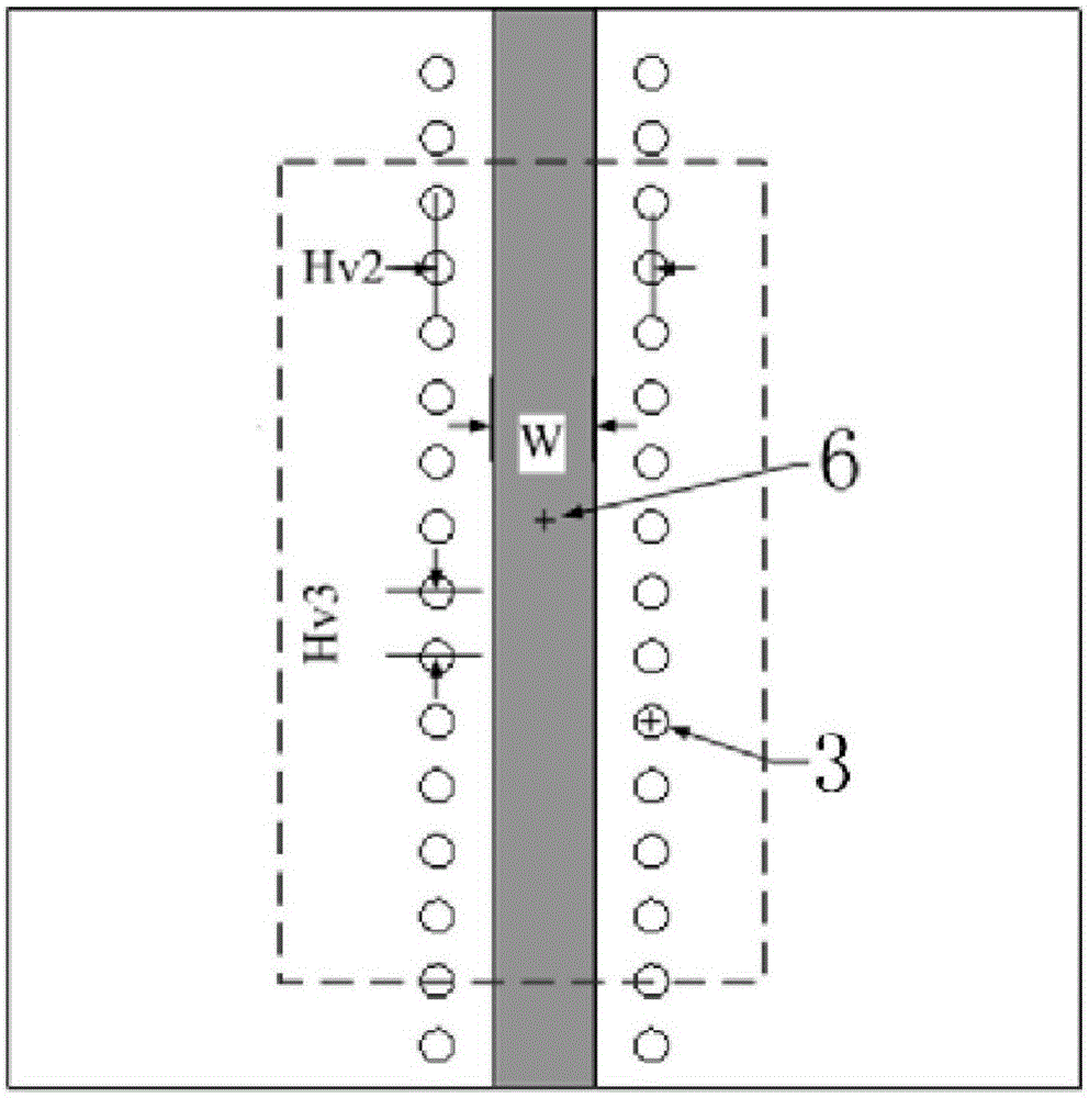 Single-layer film-loaded four-layer substrate microstrip-microstrip interconnect structure