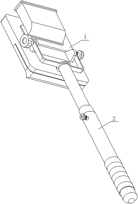 An integrated scraper for applying and smoothing wall putty and its operation method