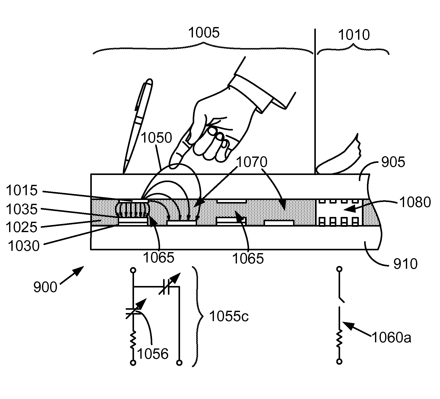 Multifunctional input device for authentication and security applications