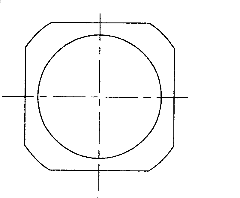 Vacuum electron beam welding process for square axle journal and axle pipe of support axle