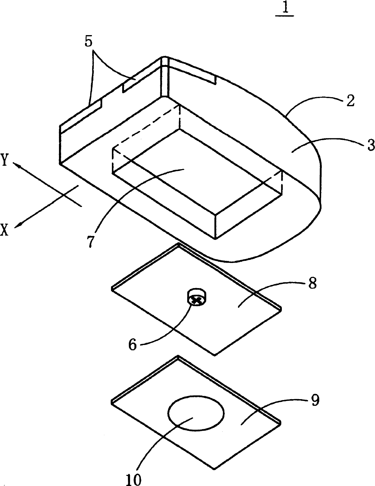 Pointing device for position