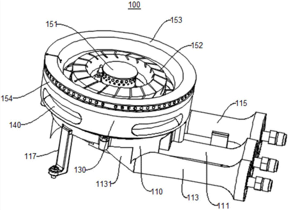 Stove combustor and gas stove