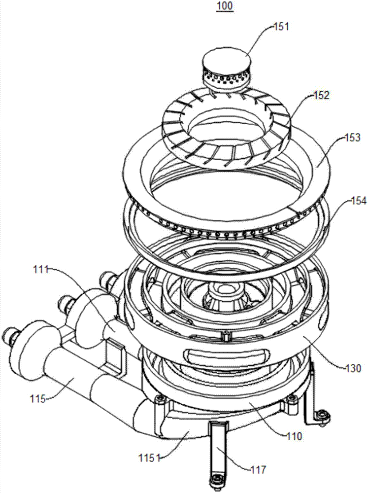 Stove combustor and gas stove