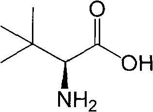 Continuous enzymatic method for producing L-tert-leucine