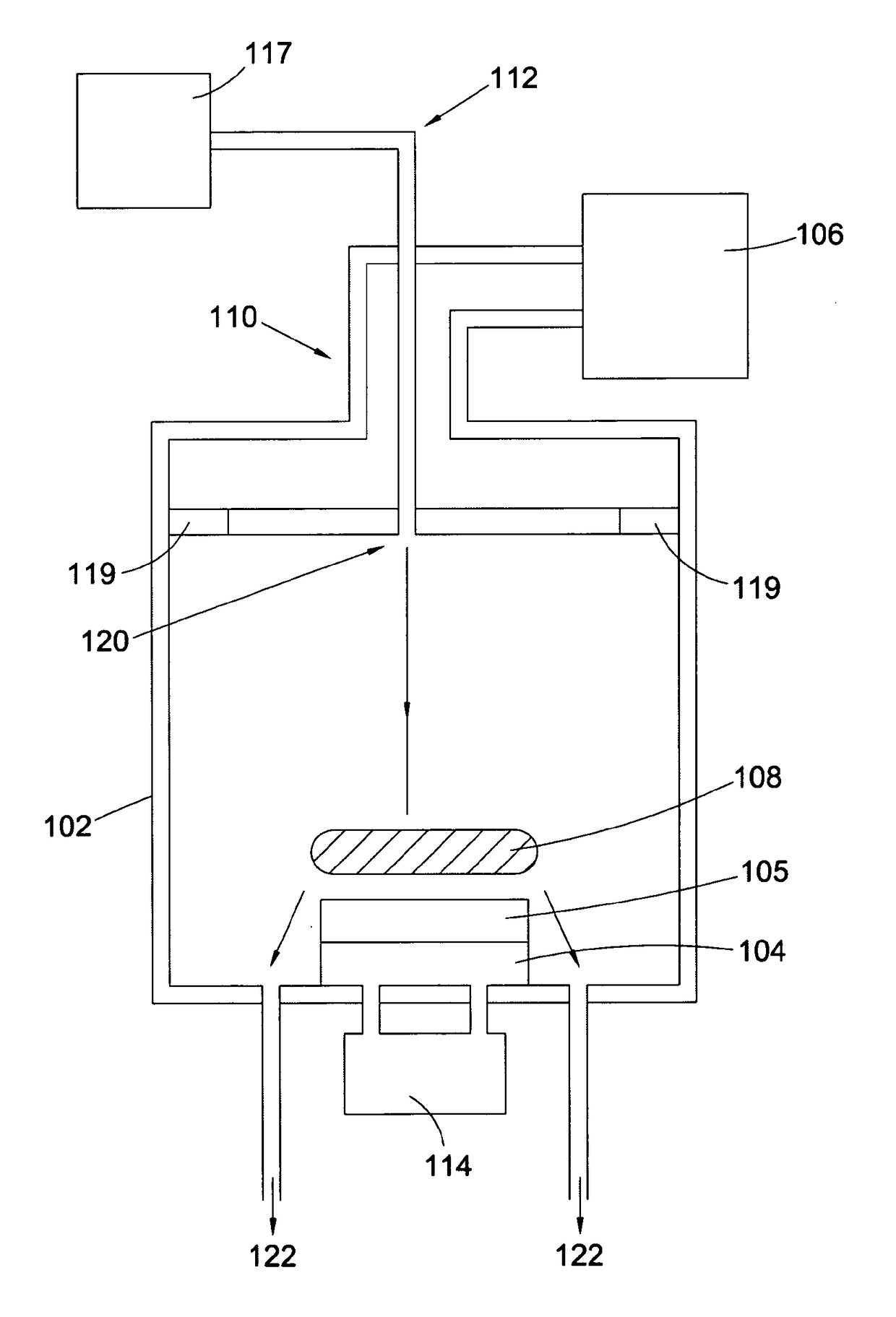 Methods of manufacturing synthetic diamond material by microwave plasma enhanced chemical vapor deposition from a microwave generator and gas inlet(s) disposed opposite the growth surface area