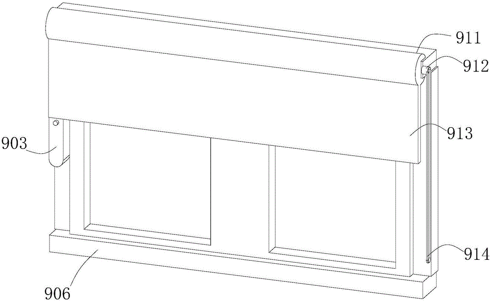 Multifunctional roller shutter window