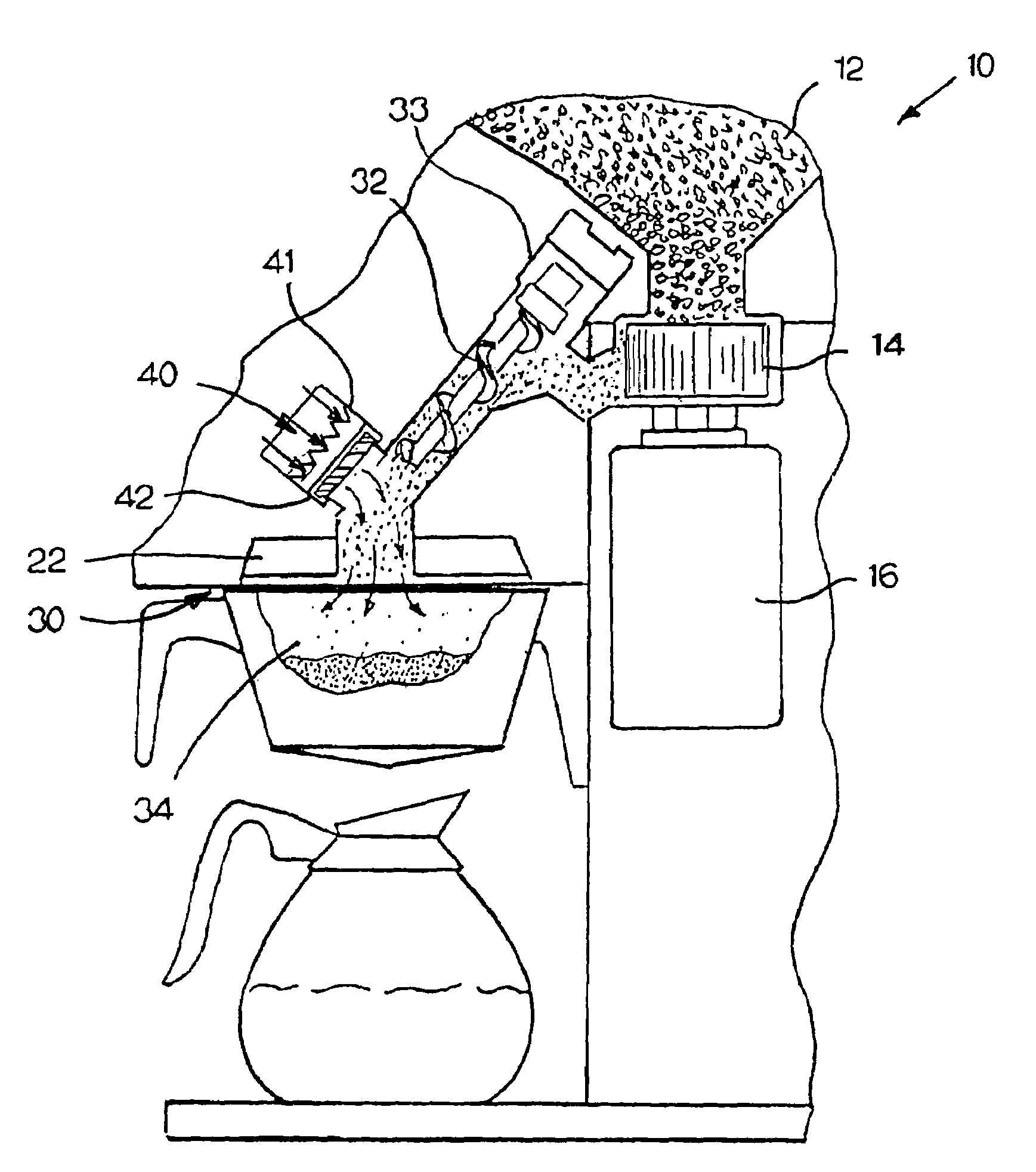 Combination grinder and brewer