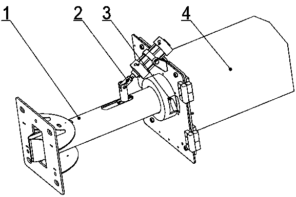 Laser detection type combustion chamber temperature detection device