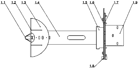 Laser detection type combustion chamber temperature detection device