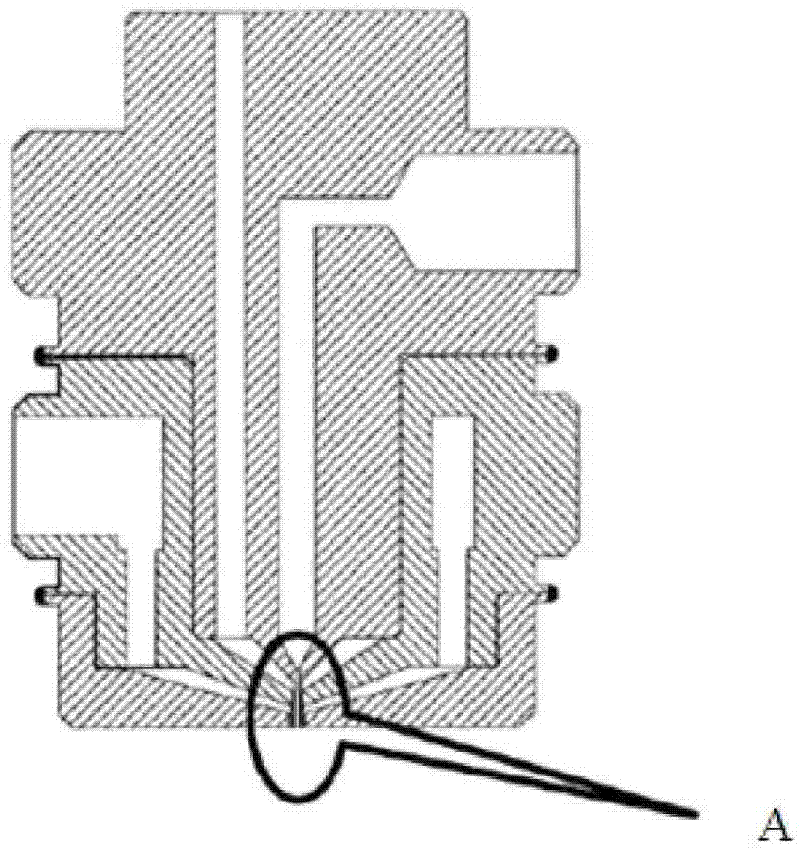 Double-layer composite hollow fiber nano-filtration membrane and preparation method and special tool thereof