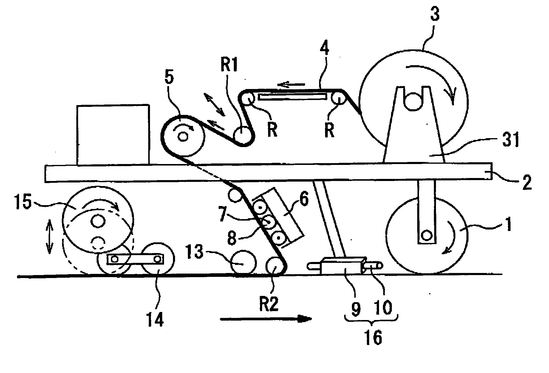 Waterproof sheet in-situ application machine