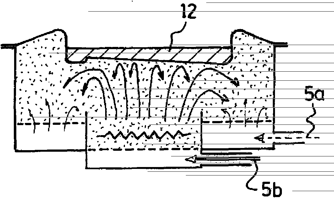 Device and method for thermally bonding a flexible coating to a support