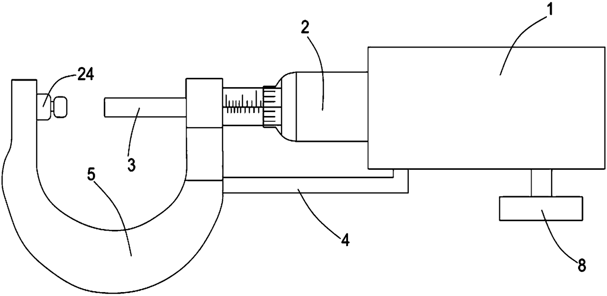 Novel push-type micrometer caliper