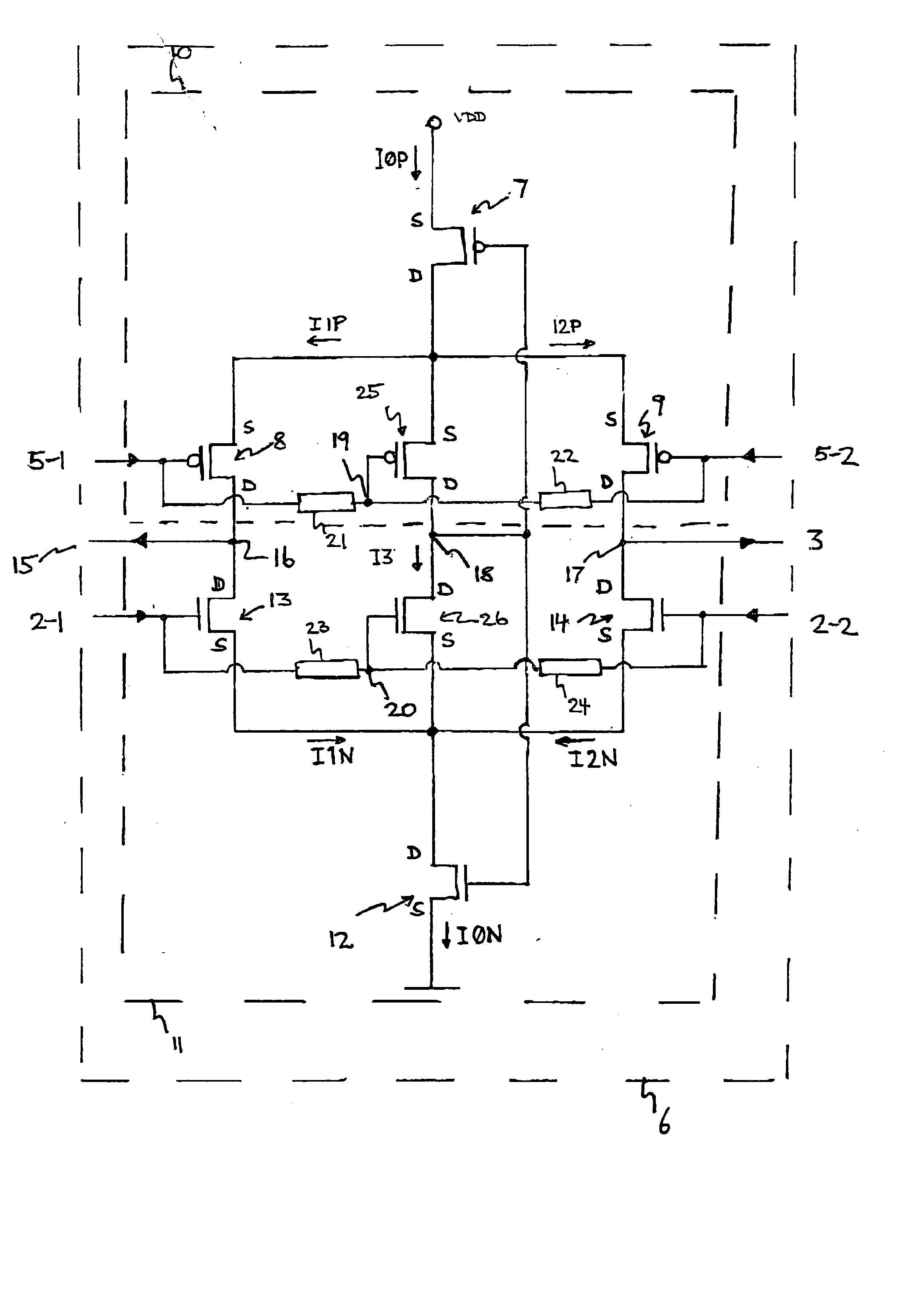 Differential to single-ended logic converter