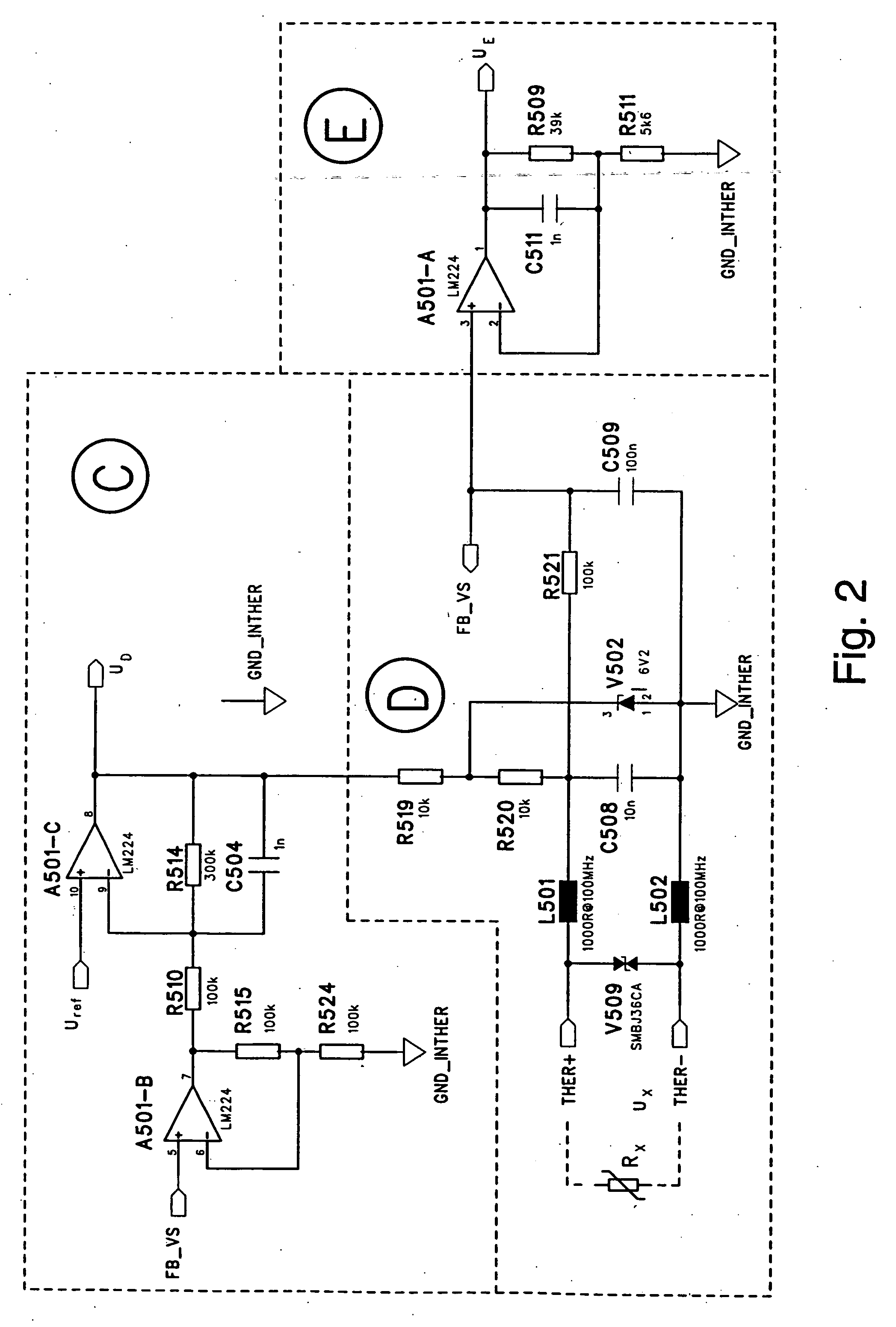 Isolated measurement circuit for sensor resistance