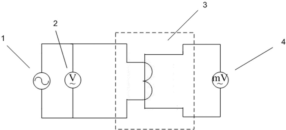 Method for measuring transformation ratio of transformer in power failure state