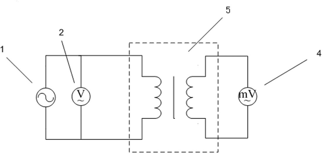 Method for measuring transformation ratio of transformer in power failure state