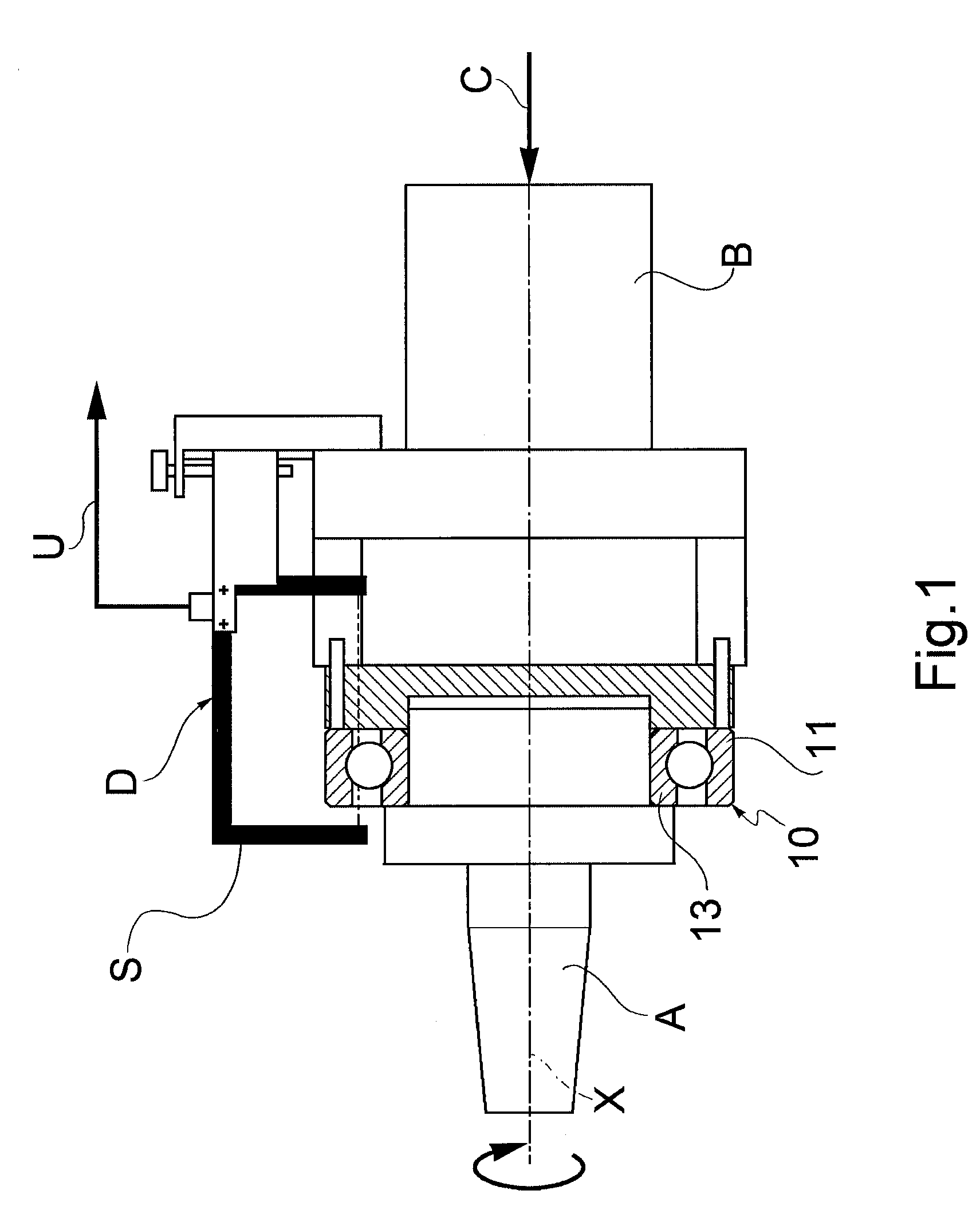 Method of Determining the Contact Angle of a Ball Bearing