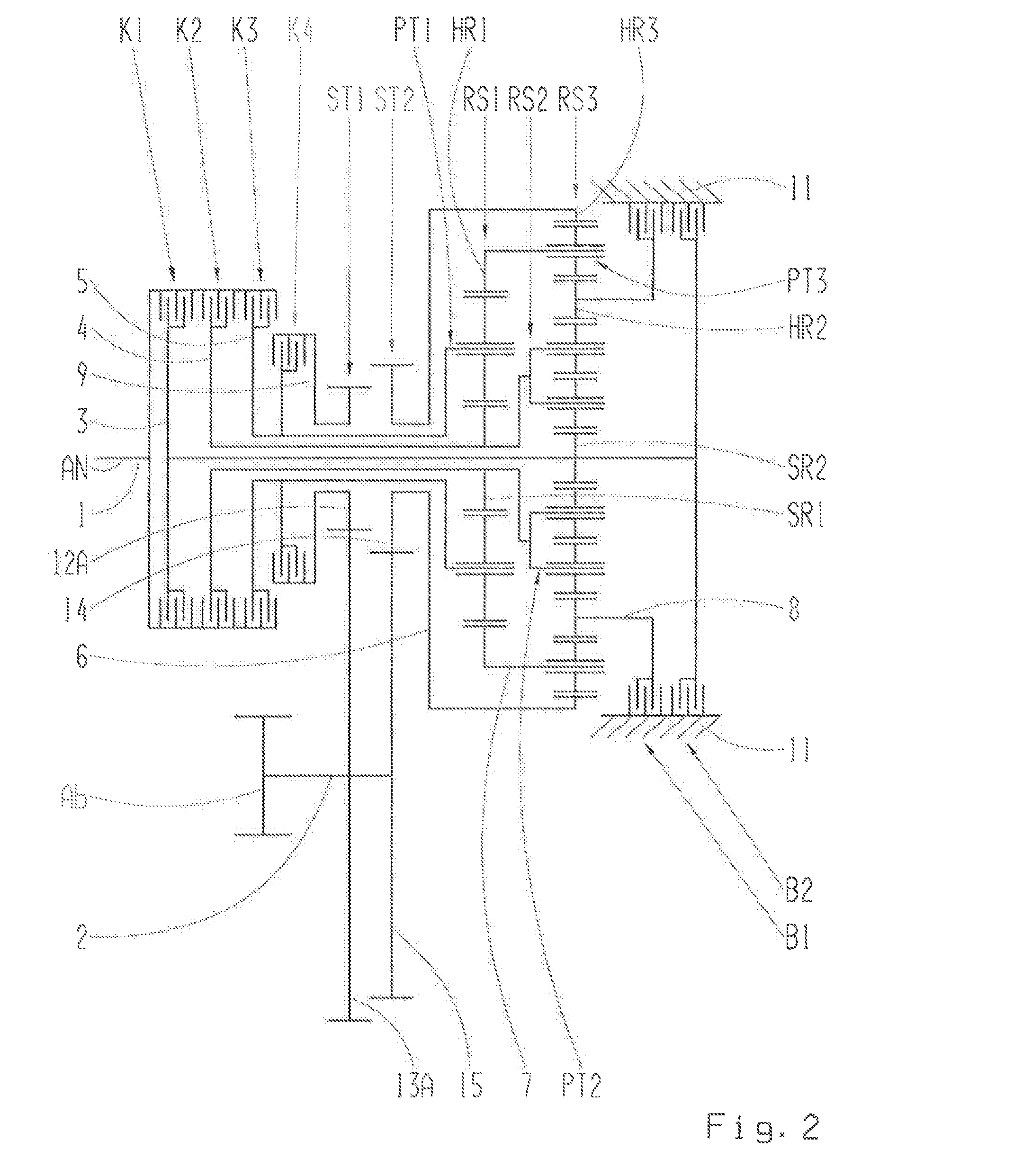 Multi-Stage Planetary Transmission