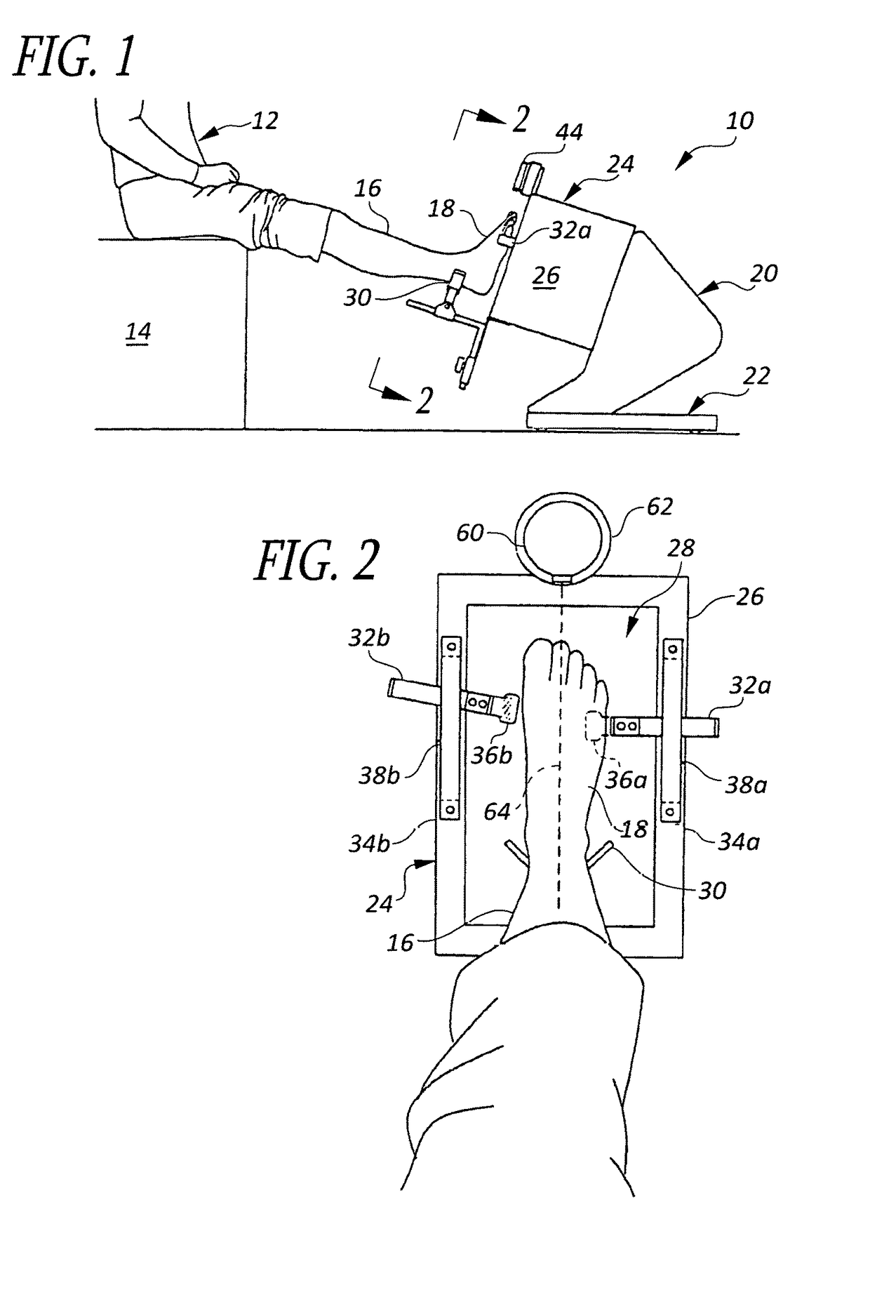 Apparatus and method for imaging feet