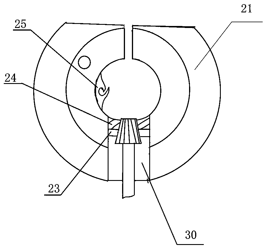 A stretching twisting machine